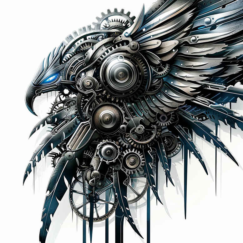 biomechanics tattoo design ideas Realism natural tones biomechanical fusion shows determination