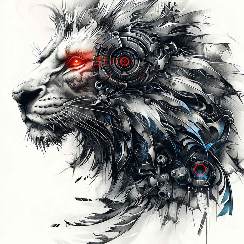 biomechanics tattoo design ideas classic motifs dynamic shadows shows resilience