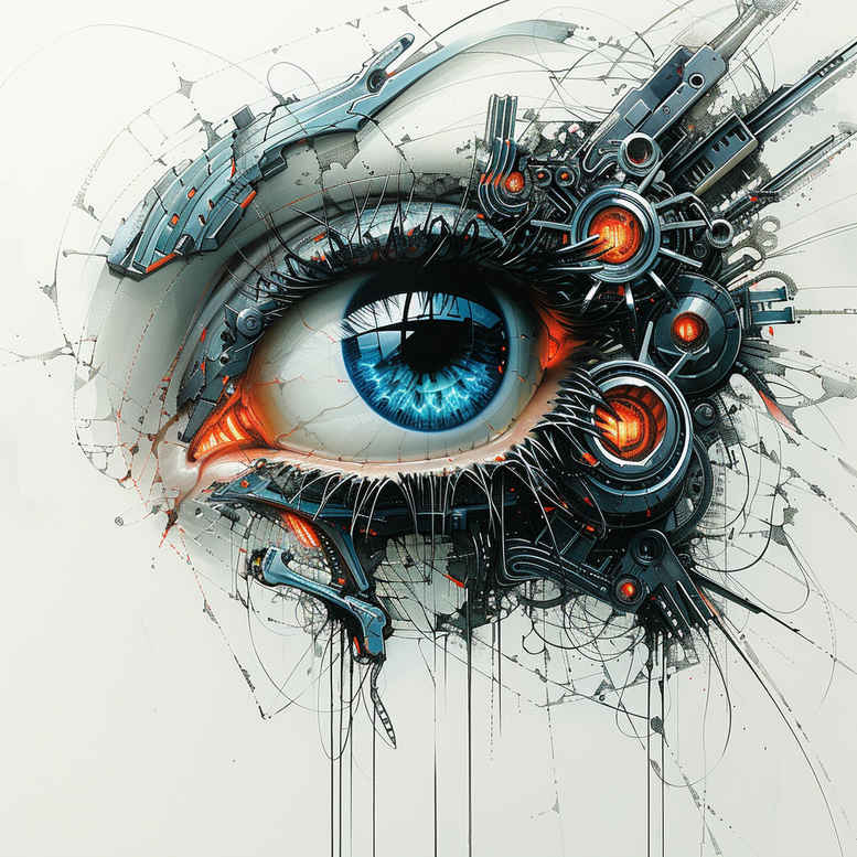 biomechanics tattoo design ideas unreal light energy flow for lower chest