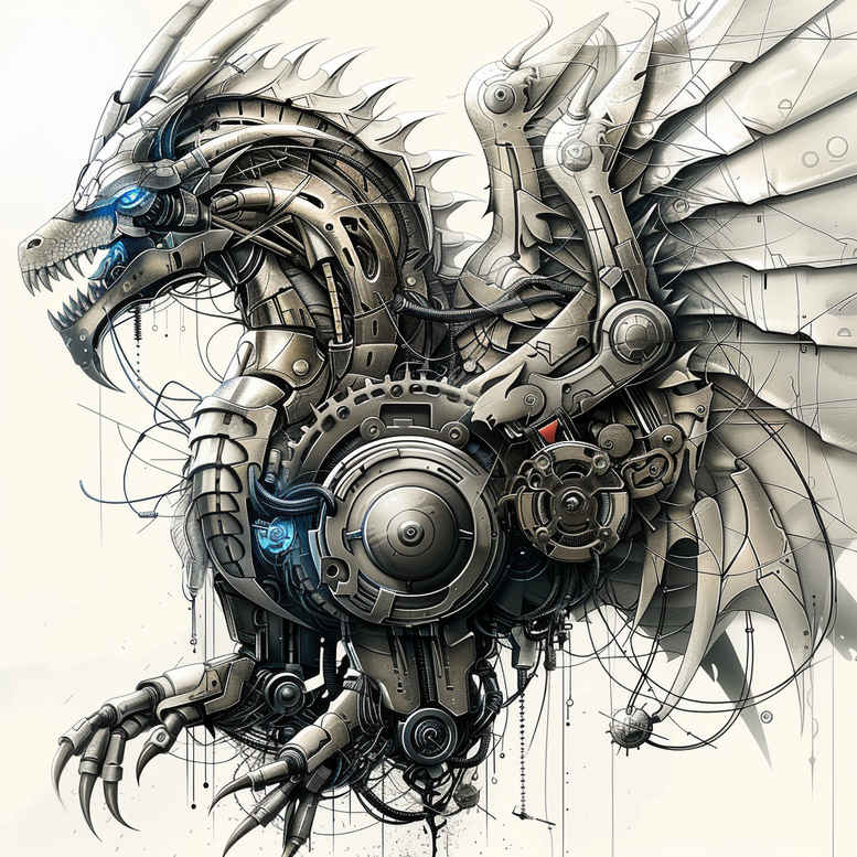 biomechanics tattoo design ideas Surrealism altered reality energy flow symbolising strength
