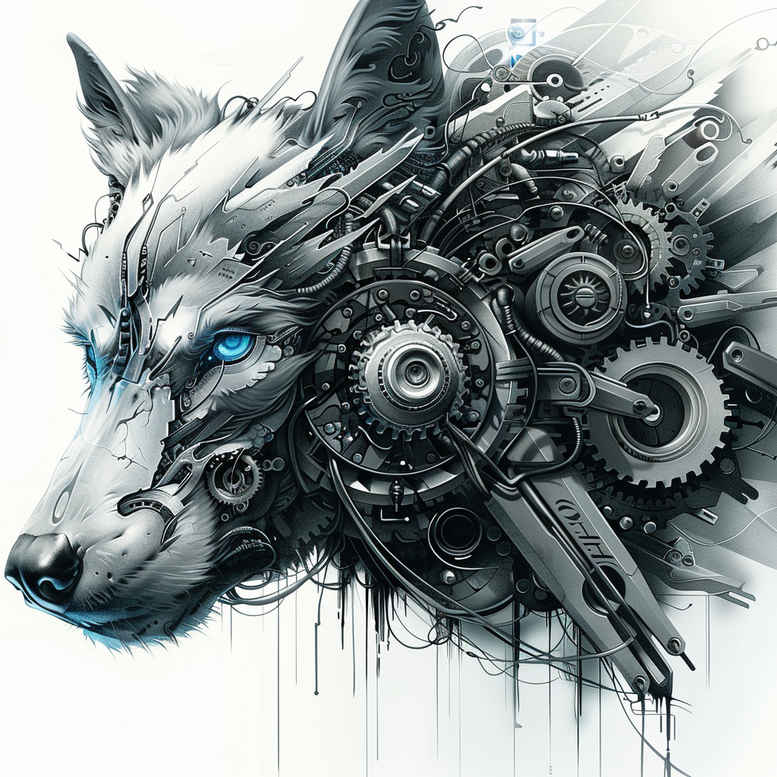 biomechanics tattoo design ideas Surrealism hallucinogenic engineered forms symbolising courage
