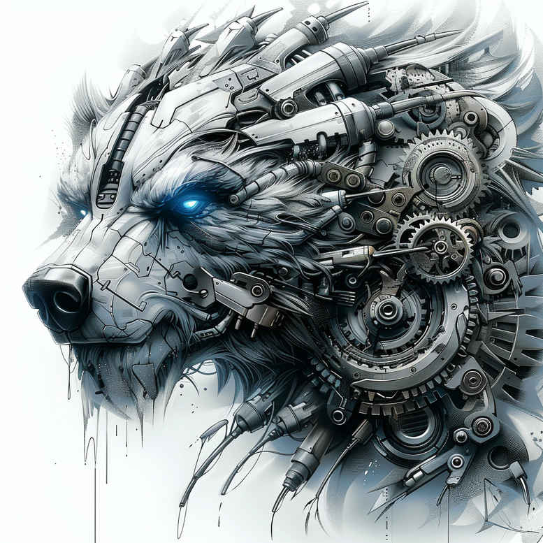 biomechanics tattoo design ideas Surrealism imaginative hybrid forms meaning perseverance