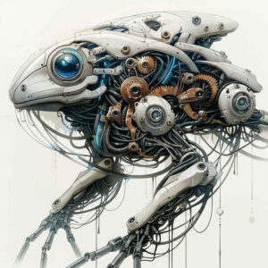 biomechanics tattoo design ideas Surrealism fantastical elements intricate detail for back shoulder