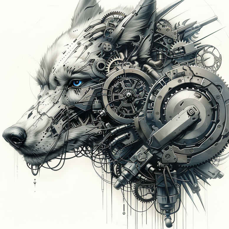 biomechanics tattoo design ideas detailed linework joint rotation for ankle