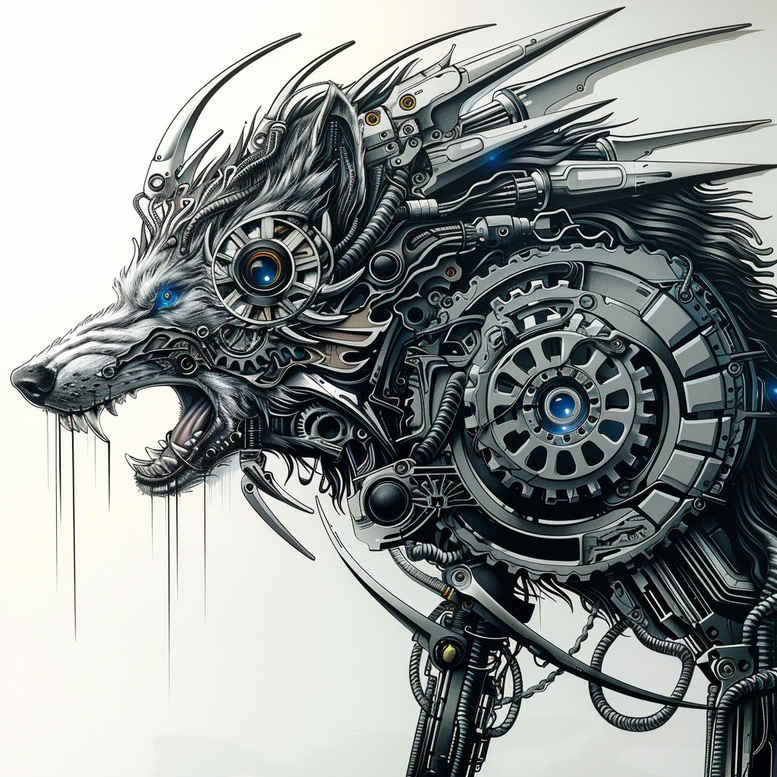 biomechanics tattoo design ideas volume effect kinetic flow for shin