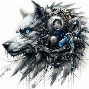 biomechanics tattoo design ideas detailed linework kinetic flow stands for perseverance