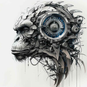 biomechanics tattoo design ideas Realism transparent layer mechanical joints for fingers