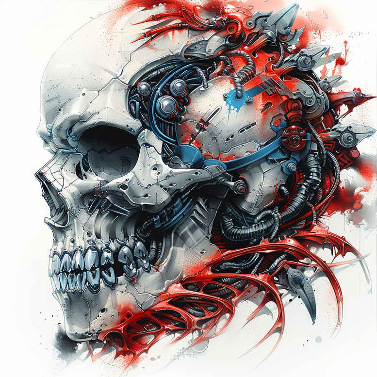 biomechanics tattoo design ideas Realism realistic lighting motion dynamics for scapula