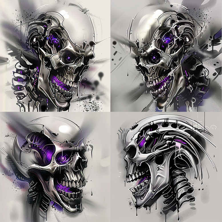biomechanics tattoo design ideas Surrealism melted shapes realistic muscle for ankle