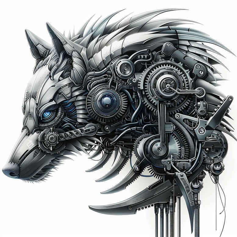 biomechanics tattoo design ideas Realism contrast play structural design symbolising resilience