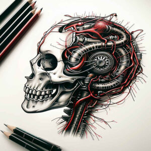 Biomechanika - Free tattoo design ideas ai genereted - inkby.ai
