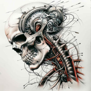 Biomechanika - Free tattoo design ideas ai genereted - inkby.ai