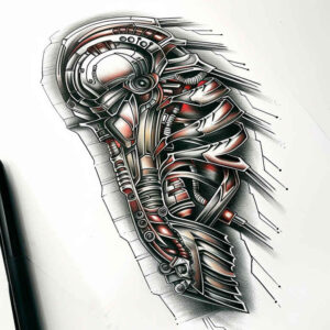 Biomechanika - Free tattoo design ideas ai genereted - inkby.ai