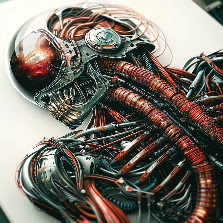 Biomechanika - Free tattoo design ideas ai genereted - inkby.ai