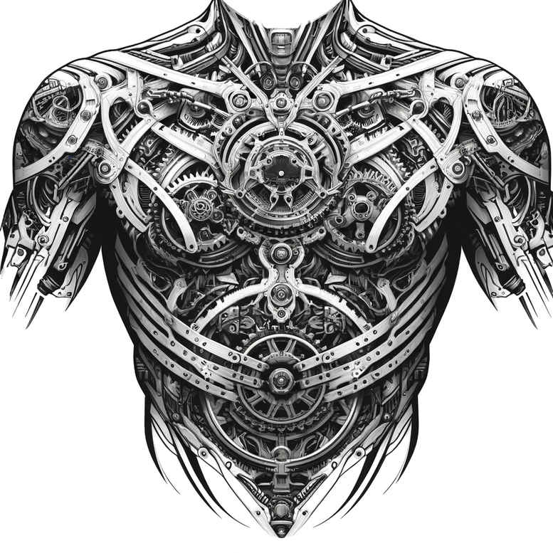 Biomechanika - Free tattoo design ideas ai genereted - inkby.ai