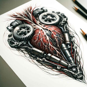 Biomechanika - Free tattoo design ideas ai genereted - inkby.ai