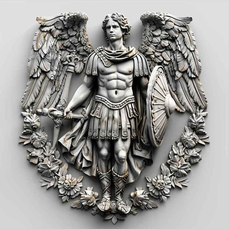 angel – tattoo design ideas free ai generated – realism-photo-realistic – for-arm – Gallery: angel-inkby-ai