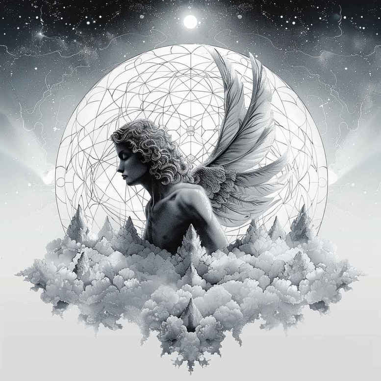 angel – tattoo design ideas free ai generated – realism-photo-realistic – for-arm – Gallery: angel-inkby-ai