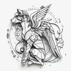 angel – tattoo design ideas free ai generated – realism-photo-realistic – for-arm – Gallery: angel-inkby-ai