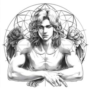 angel – tattoo design ideas free ai generated – realism-photo-realistic – for-arm – Gallery: angel-inkby-ai