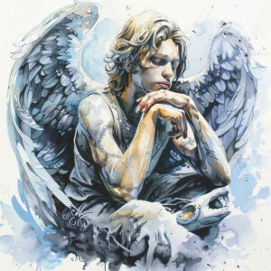 angel – tattoo design ideas free ai generated – realism-photo-realistic – for-arm – Gallery: angel-inkby-ai