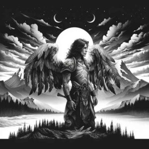 angel – tattoo design ideas free ai generated – realism-photo-realistic – for-arm – Gallery: angel-inkby-ai