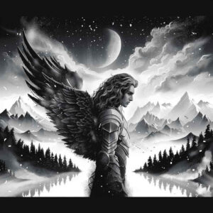 angel – tattoo design ideas free ai generated – realism-photo-realistic – for-arm – Gallery: angel-inkby-ai