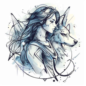 angel – tattoo design ideas free ai generated – realism-photo-realistic – for-arm – Gallery: angel-inkby-ai