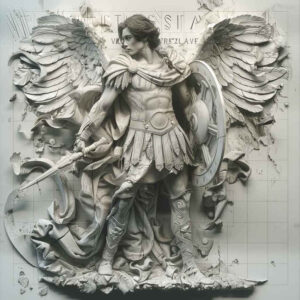 angel – tattoo design ideas free ai generated – realism-photo-realistic – for-arm – Gallery: angel-inkby-ai