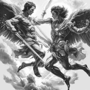 angel – tattoo design ideas free ai generated – realism-photo-realistic – for-arm – Gallery: angel-inkby-ai