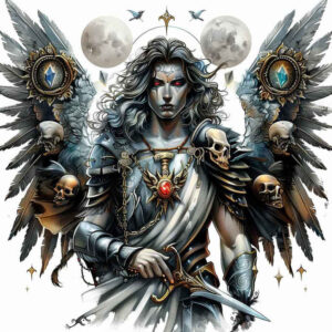 angel tattoo design ideas defined outlines celestial messenger for upper chest