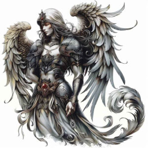 angel tattoo design ideas depth perception divine for upper thigh