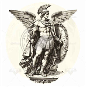 angel tattoo design ideas sharp contrast divine light for ribs