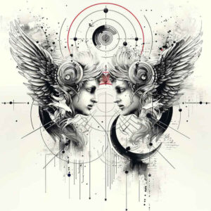 angel tattoo design ideas Realism portrait realism seraphim for spine