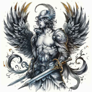 angel tattoo design ideas Realism emotional realism transcendent for inner arm