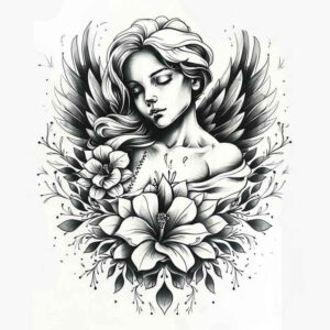 angel-tattoo-designs-ideas-ai-generated--fine-detail-pure-for-stomach
