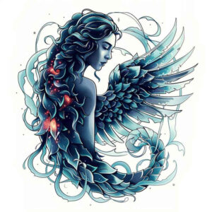 angel-tattoo-designs-ideas-ai-generated--realism-organic-structure-guardian-spirit-for-upper-back