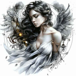 angel-tattoo-designs-ideas-ai-generated--surrealism-dreamlike-celestial-protector-for-heel