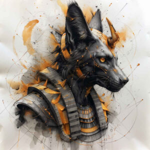 egyptian-cult-anubis-high-fidelity-for-hip – tattoo design ideas free ai generated – Gallery: anubis-inkby-ai
