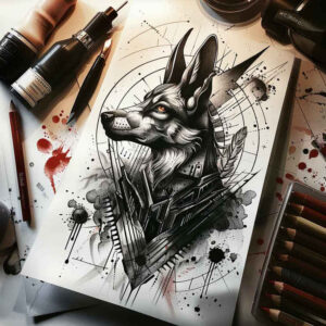 egyptian-cult-anubis-true-skin-for-forearm – tattoo design ideas free ai generated – Gallery: anubis-inkby-ai