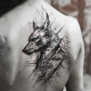 anubis tattoo design ideas Surrealism hallucinatory god for forearm