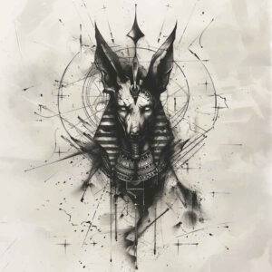 anubis tattoo design ideas Surrealism unearthly guide for stomach