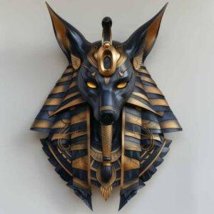 anubis tattoo design ideas crisp lines immortal for back of neck
