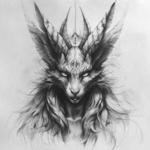 anubis tattoo design ideas Realism soft highlights jackal for back