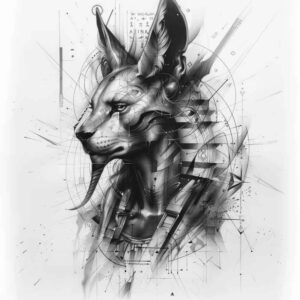 anubis tattoo design ideas Realism natural look mythological for wrist
