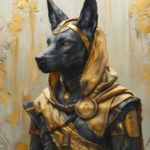 anubis tattoo design ideas Realism reflection effect sacred for triceps
