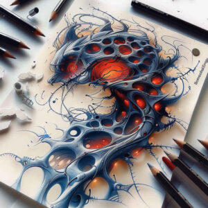 biomechanics tattoo design ideas Surrealism enigmatic visuals biomechanical fusion meaning endurance