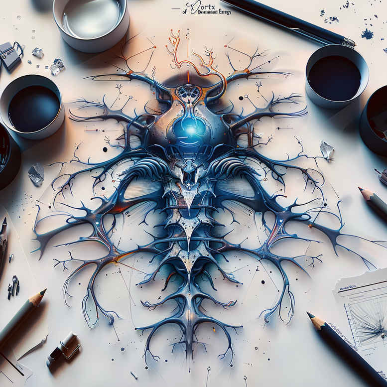 biomechanics tattoo design ideas Surrealism psychological depth dynamic curves for stomach
