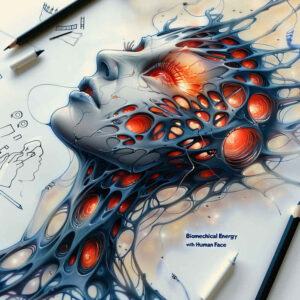 biomechanics tattoo design ideas Realism hyper-realistic fluid motion symbolising endurance