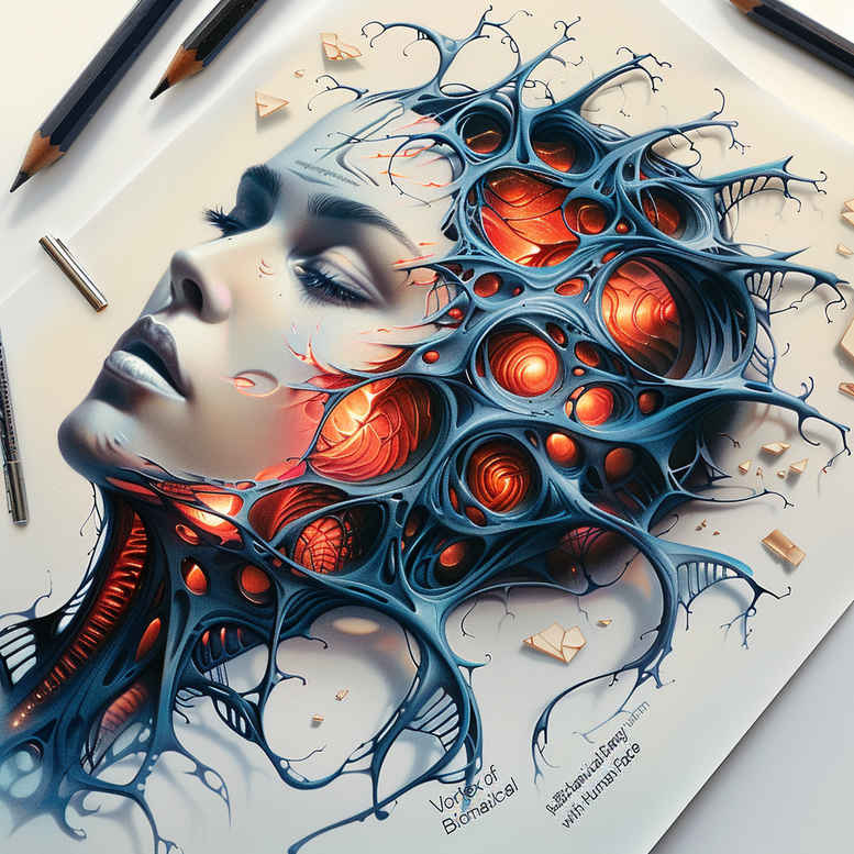 biomechanics tattoo design ideas enhanced shading intricate detail for shoulder